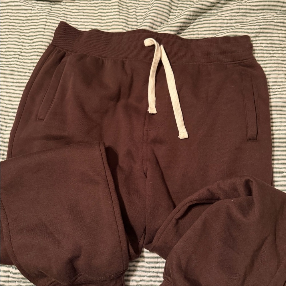 Essentials  Brown Jogger Pants chocolate brown size 2x
